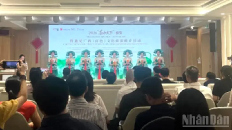 Giao lưu văn hóa trà và du lịch Quảng Tây tại Hà Nội