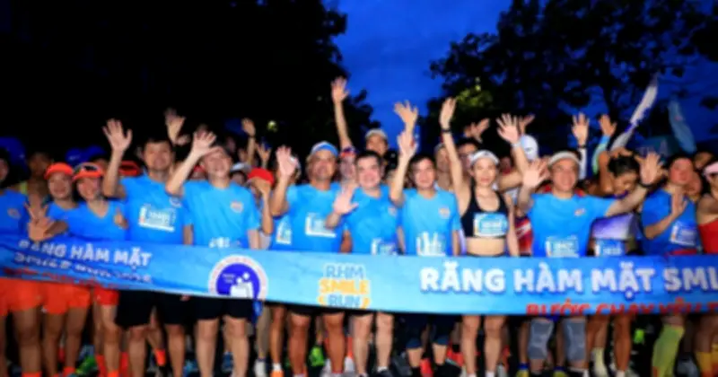 Giải chạy 'Răng hàm mặt Smile Run' gây quỹ hỗ trợ trẻ em dị tật khe hở môi vòm miệng