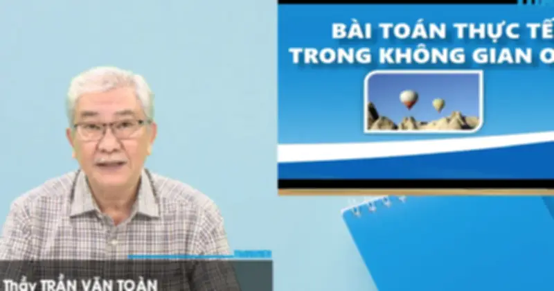Giáo viên hướng dẫn ôn thi tốt nghiệp THPT môn Toán với bài toán thực tế