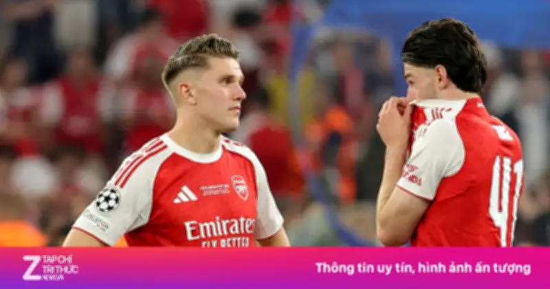 Gyokeres mờ nhạt trong đêm Arsenal thất bại ở chung kết Champions League