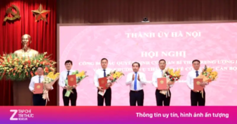Hà Nội công bố quyết định nhân sự mới của Ban Bí thư và Thành ủy