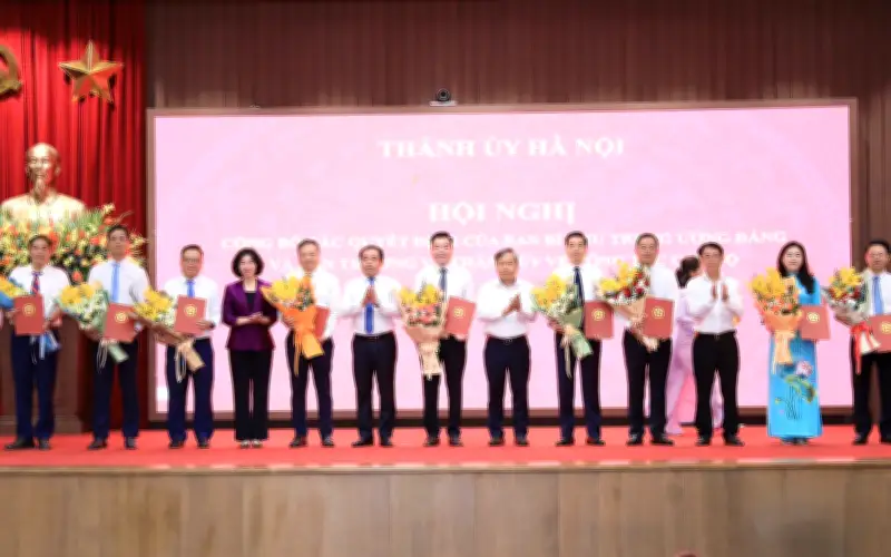 Hà Nội điều động, bổ nhiệm nhiều cán bộ chủ chốt