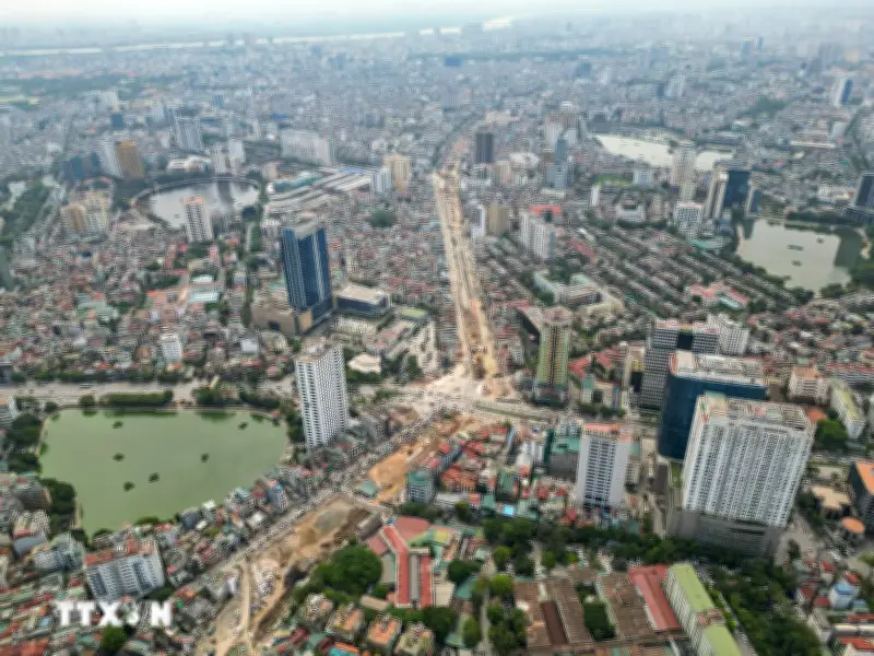 Hà Nội đẩy nhanh tiến độ dự án đường Vành đai 1 Hoàng Cầu - Voi Phục