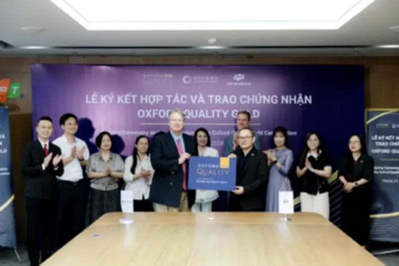 Hệ thống phổ thông đầu tiên của Việt Nam đạt chứng nhận Oxford Quality Gold