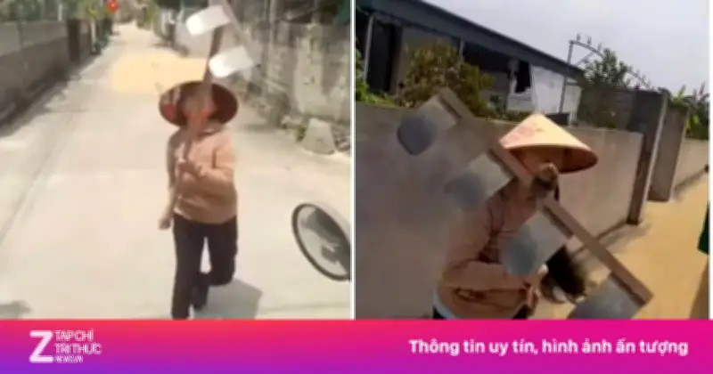 Hà Tĩnh: Phụ nữ phơi lúa lấn đường, dùng cào tấn công tài xế