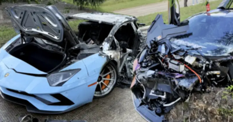 Hai siêu xe Lamborghini đâm nhau, thiệt hại hơn 26 tỷ đồng