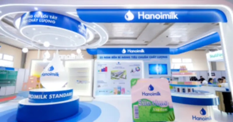 Hanoimilk gây ấn tượng mạnh tại Triển lãm Quốc tế Ngành Sữa 2026 với chuẩn mực mới
