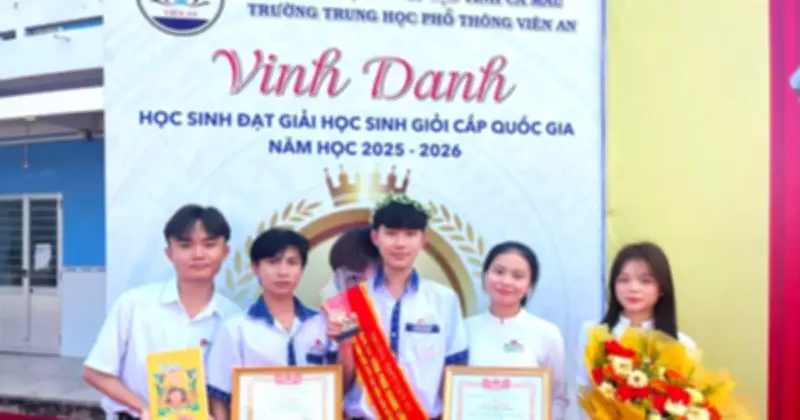 Học sinh Đất Mũi đạt giải nhì quốc gia môn lịch sử nhờ đam mê và công nghệ
