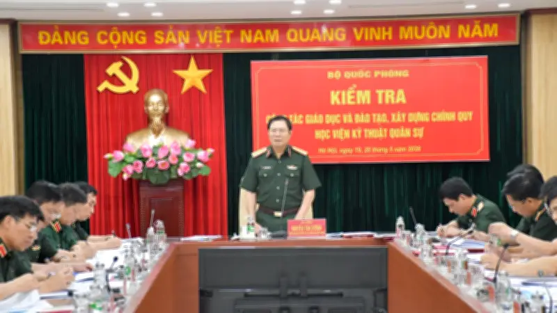 Học viện Kỹ thuật Quân sự phấn đấu thành đại học nghiên cứu trọng điểm quốc gia