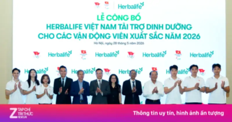 Herbalife Việt Nam tài trợ dinh dưỡng cho VĐV xuất sắc năm 2026