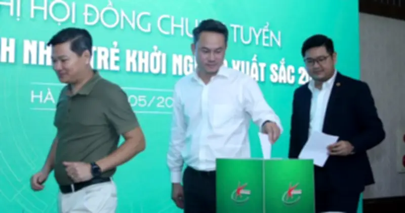 Hội Doanh nhân trẻ Việt Nam bình chọn Doanh nhân trẻ Khởi nghiệp xuất sắc 2026