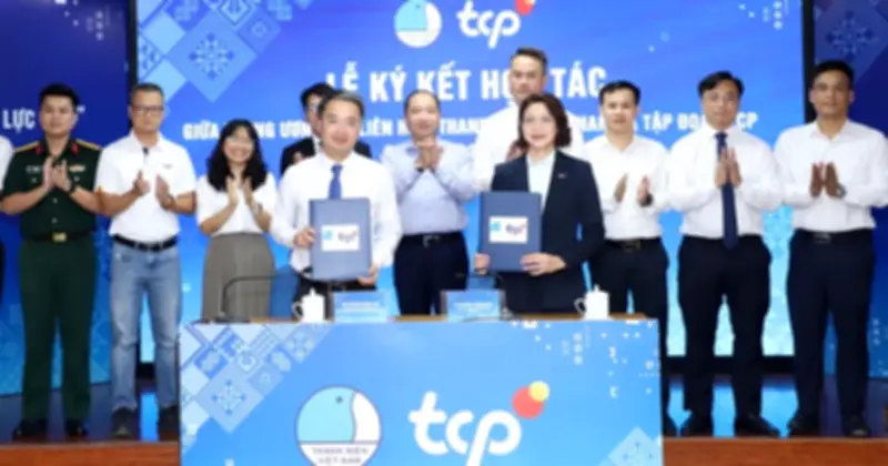 Hội Liên hiệp thanh niên Việt Nam và Tập đoàn TCP ký kết hợp tác giai đoạn mới
