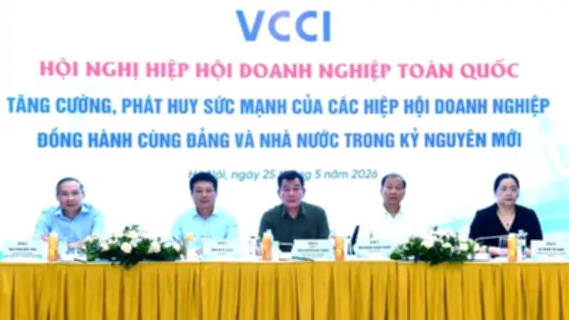Hội nghị Hiệp hội Doanh nghiệp toàn quốc 2026: Nâng cao vai trò phản biện chính sách