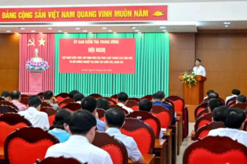Hội nghị tập huấn nghiệp vụ kiểm tra Đảng và chuyển đổi số