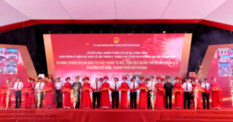 Hải Phòng khởi công, khánh thành 14 dự án trọng điểm hơn 24.700 tỉ đồng