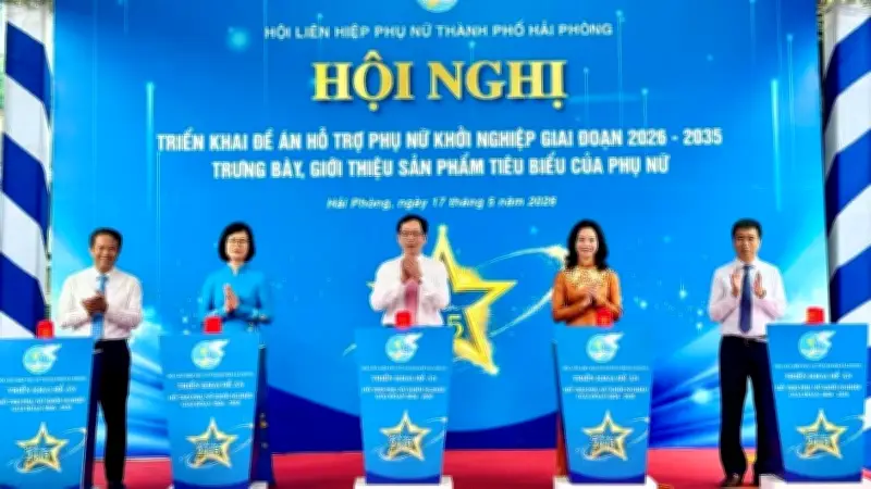 Hải Phòng đặt mục tiêu trên 90% phụ nữ được nâng cao nhận thức khởi nghiệp giai đoạn 2026-2035