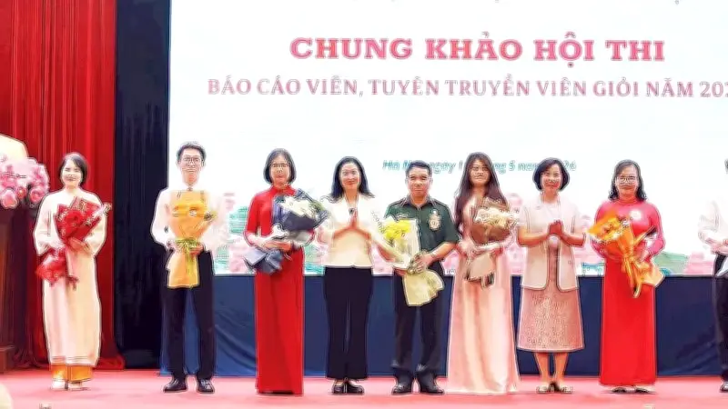 Hội thi Báo cáo viên, tuyên truyền viên giỏi Mặt trận Tổ quốc Hà Nội năm 2025