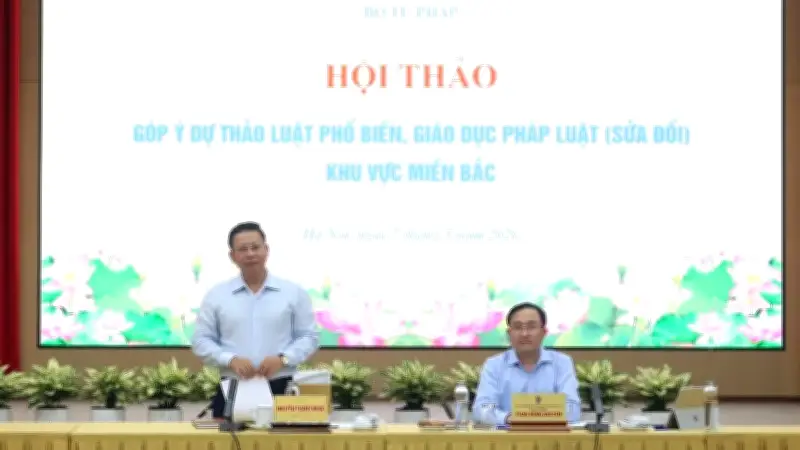 Hội thảo góp ý dự thảo Luật Phổ biến, giáo dục pháp luật sửa đổi
