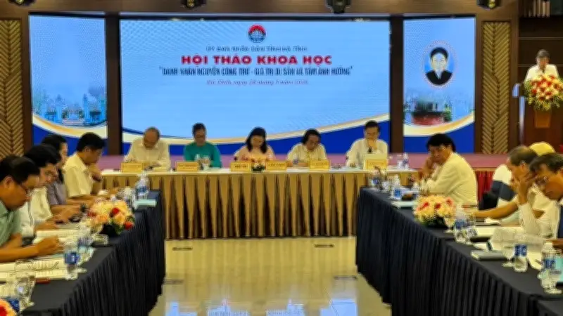 Hội thảo khoa học về danh nhân Nguyễn Công Trứ tại Hà Tĩnh