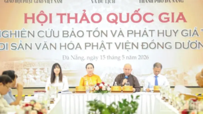 Hội thảo quốc gia về bảo tồn di sản Phật viện Đồng Dương tại Đà Nẵng