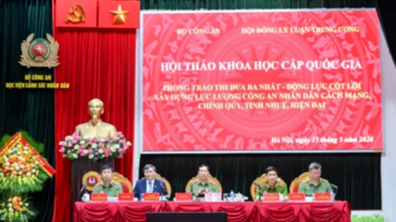Hội thảo quốc gia về phong trào thi đua 'Ba nhất' trong Công an nhân dân
