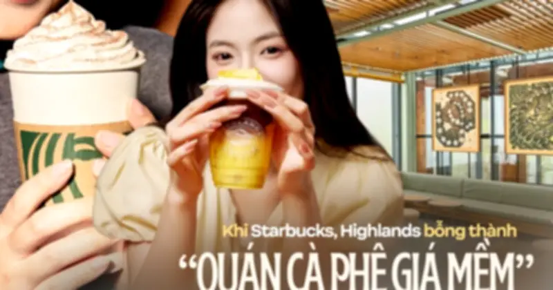 Highlands và Starbucks bỗng thành 'cà phê bình dân' giữa cơn sốt giá đồ uống