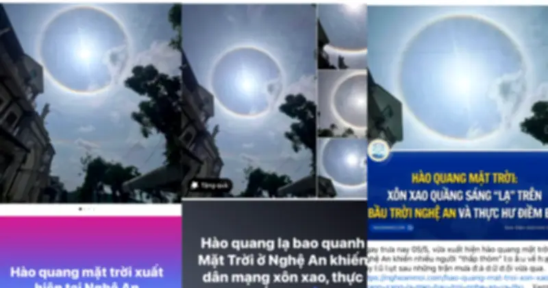 Hiện tượng quầng mặt trời tháng 5: Giải mã bí ẩn thiên nhiên