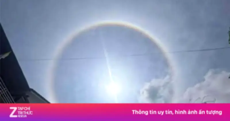 Hiện tượng quầng sáng bao quanh Mặt Trời ở Nghệ An: Chuyên gia nói gì?