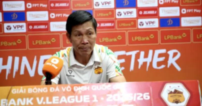HLV Lê Quang Trãi phủ nhận nhường điểm, giải thích lý do dùng đội hình trẻ