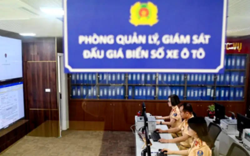 Hơn 1,4 triệu biển số xe ô tô sắp được đưa ra đấu giá từ ngày 11/5