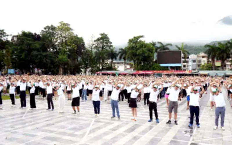 Hơn 1.500 người tham gia chương trình thể dục thể thao toàn dân tại Tuyên Quang