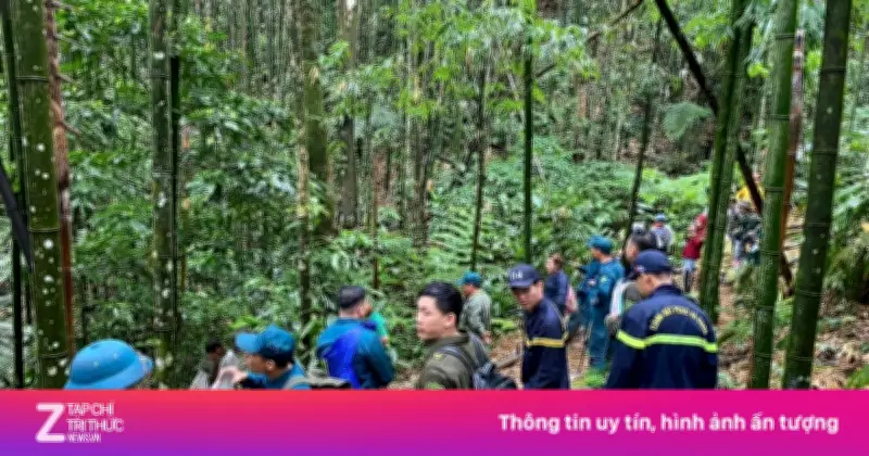 Hơn 300 người tìm kiếm người đàn ông mất tích 2 ngày trong rừng ở Tuyên Quang