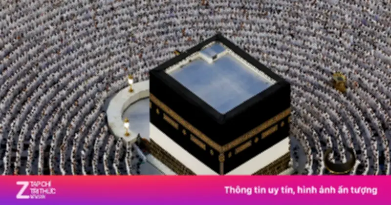 Hàng triệu tín đồ hành hương Hajj giữa nắng nóng 47 độ C tại Ả Rập Xê Út
