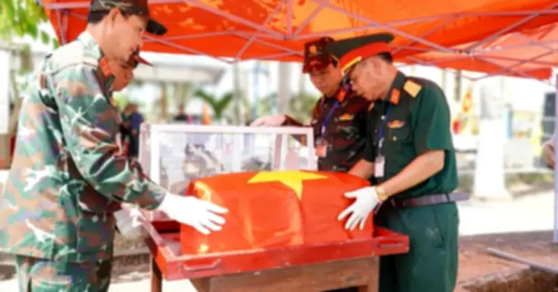 Hành trình đưa các anh hùng liệt sĩ từ Campuchia về quê hương
