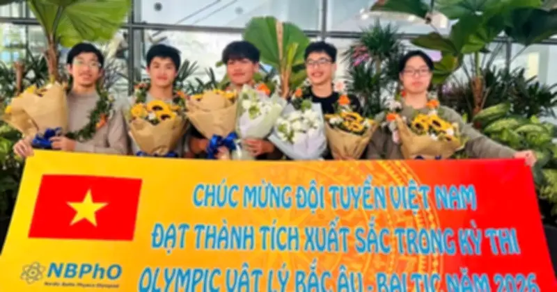 Hành trình giành huy chương vàng Olympic Vật lý Bắc Âu - Baltic của Lê Quang Trí