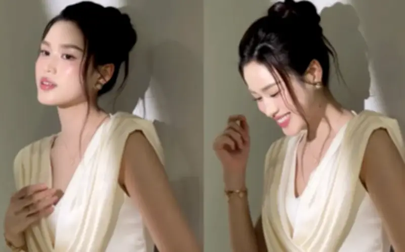 Hoa hậu Đỗ Thị Hà tăng 5kg vẫn gây bão với visual trong trẻo