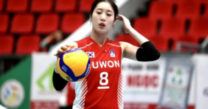 Hoa khôi bóng chuyền Hàn Quốc Baek Chae-rim tỏa sáng tại Cúp VTV9 - Bình Điền