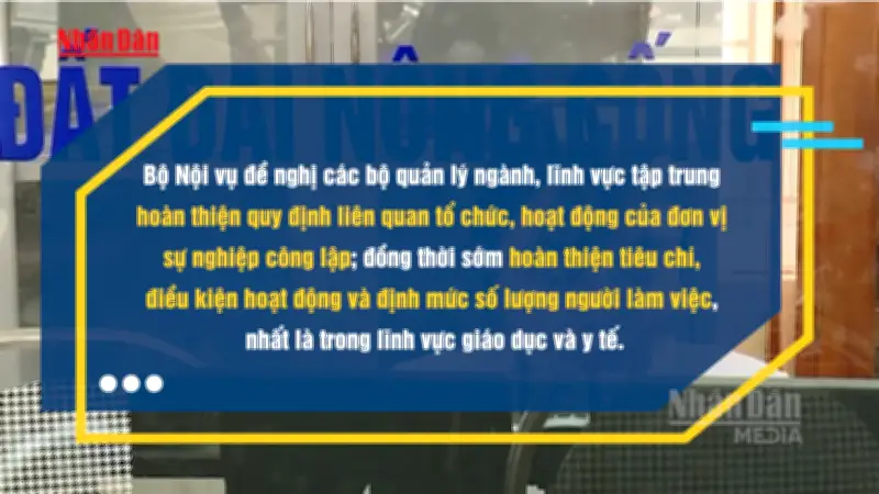 Hoàn thành sắp xếp đơn vị sự nghiệp giáo dục y tế trong quý III/2026