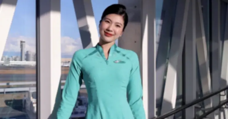 Hot girl Nóng Cùng World Cup 2022 giờ là tiếp viên hàng không xinh đẹp