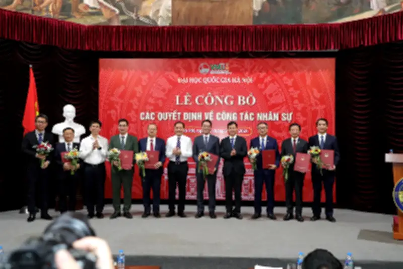 Đại học Quốc gia Hà Nội bổ nhiệm hiệu trưởng các trường đại học thành viên