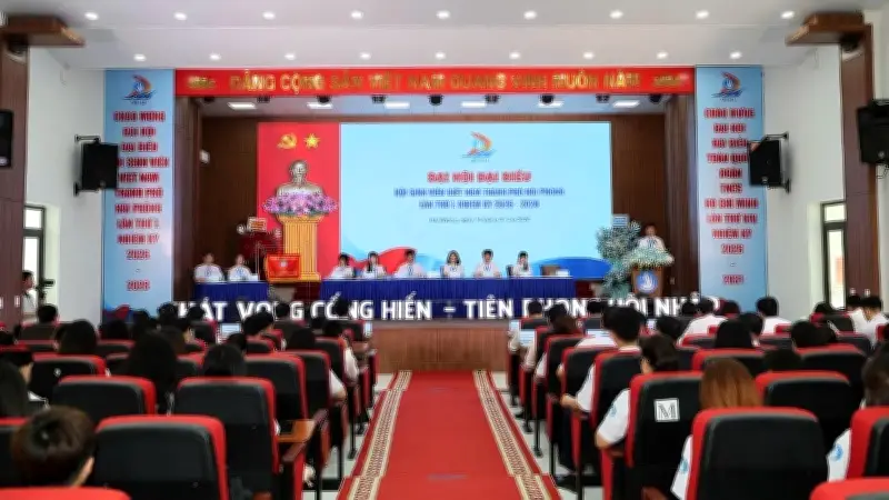 Đại hội Hội Sinh viên TP Hải Phòng nhiệm kỳ 2026-2028 thành công tốt đẹp