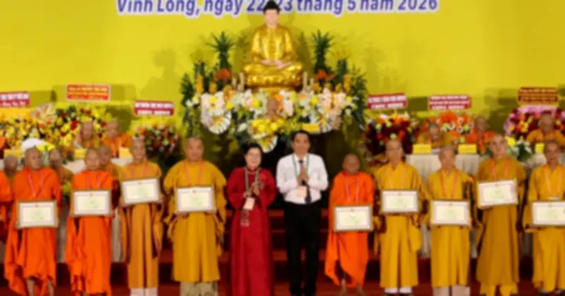 Đại hội Phật giáo Vĩnh Long lần thứ I, nhiệm kỳ 2026-2031 thành công tốt đẹp