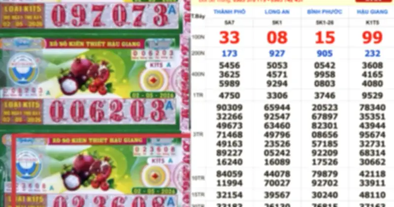Đại lý Cần Thơ bán trúng 3 cây vé số, khách trúng thưởng lộ diện sớm