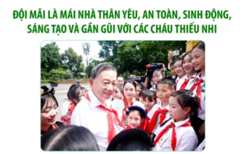 Đôi Mai là mái nhà thân yêu và gần gũi với các cháu thiếu nhi