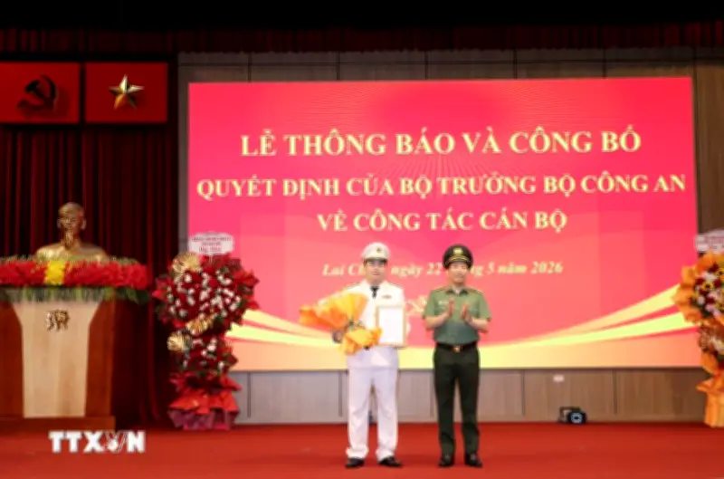 Đại tá Bùi Quyết Toàn giữ chức Giám đốc Công an tỉnh Lai Châu