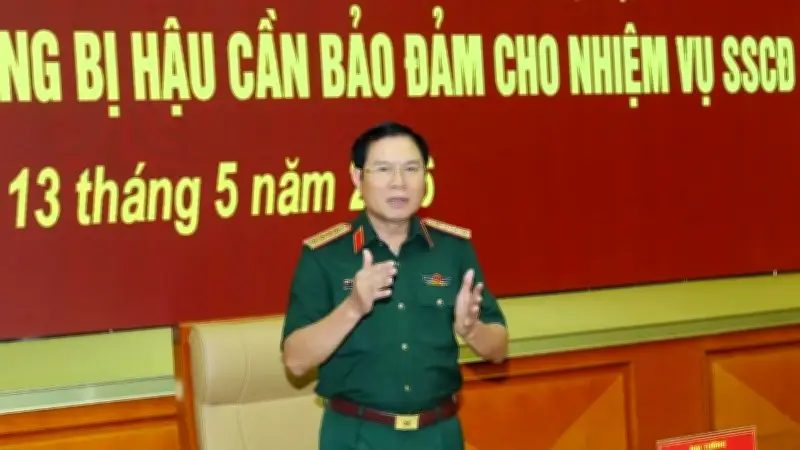 Đại tướng Nguyễn Tân Cương chủ trì hội nghị về sẵn sàng chiến đấu