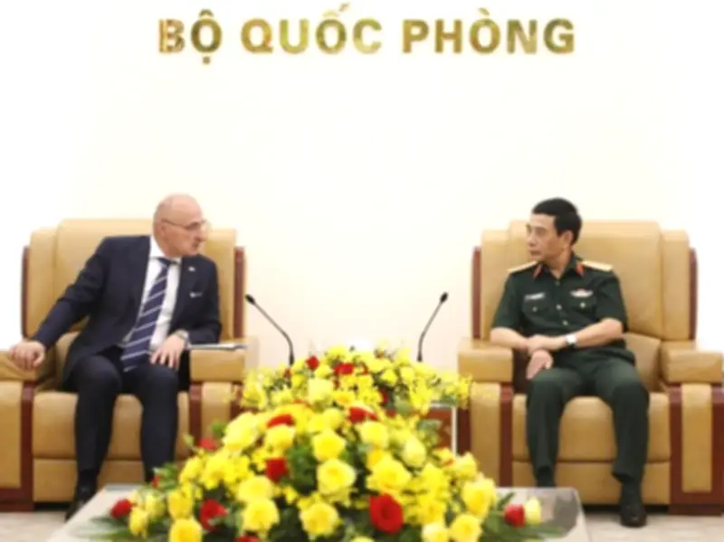Đại tướng Phan Văn Giang tiếp Bộ trưởng Ngoại giao và các vấn đề châu Âu Croatia