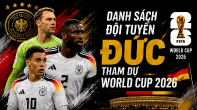 Đội tuyển Đức công bố danh sách tham dự World Cup 2026