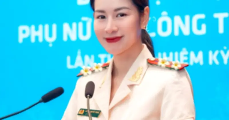 Đại úy Công an là thủ khoa trường nghệ thuật danh tiếng, tên đặt theo ni cô Biệt Động Sài Gòn
