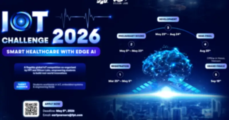 IoT Challenge 2026: Sân chơi công nghệ cho sinh viên với chủ đề chăm sóc sức khỏe thông minh